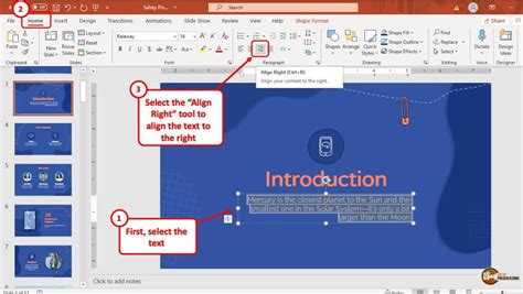 how to align powerpoint presentations